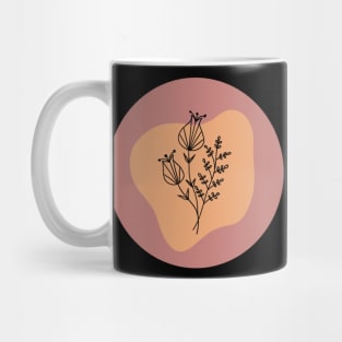 Boho Floral Mauve Mug